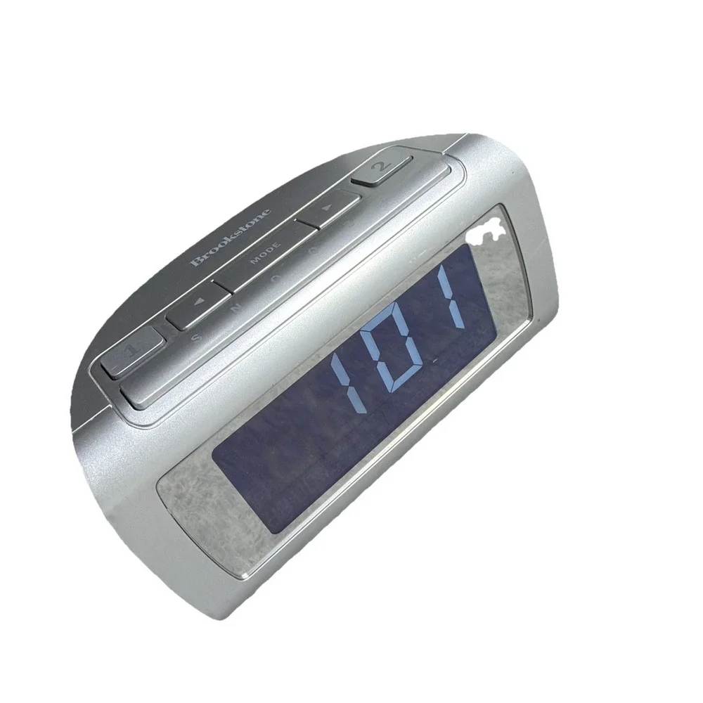 Brookstone 4511 TimeSmart Self Setting Digital Dual Alarm Clock